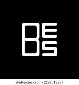 BES letter logo creative design with vector graphic, BES simple and modern logo.