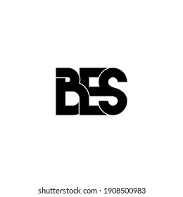 bes letter original monogram logo design