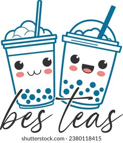 Bes Teas - Bubble Tea Illustration