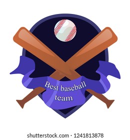 Beseball team vector emblem