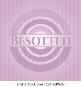 Besotted pink emblem