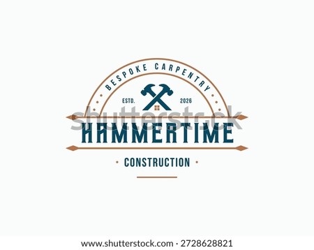Bespoke Carpentry Badge Logo Design