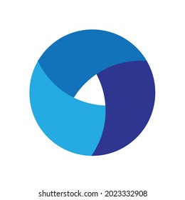 Best 3D circle design vector template