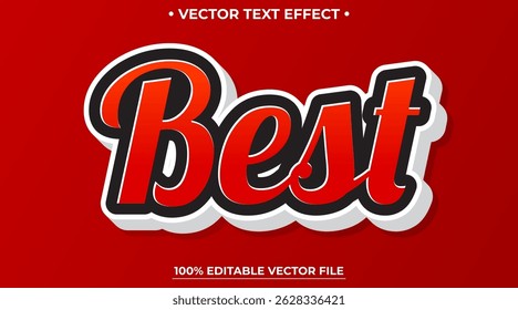 Best 3d editable text effect, Red Editable text effect