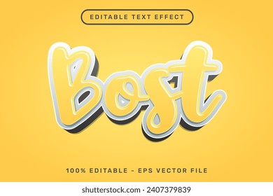 bestmöglicher 3d-Texteffekt und bearbeitbarer Texteffekt