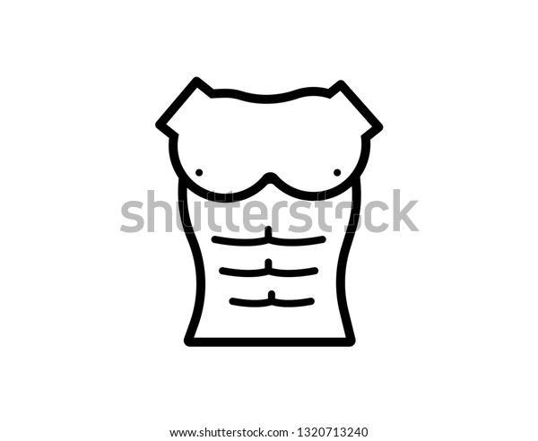 Best Abs Icon Trendy Abs Logo Stock Vector Royalty Free 1320713240