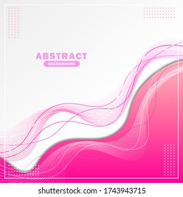Best Abstract Background with Dynamic Line Wave Vector Illustration, Background Template EPS 10