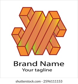 Best Abstract Latest Favorite logo design For business company. vector file. Color editable.
