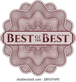 Best of the Best abstract rosette
