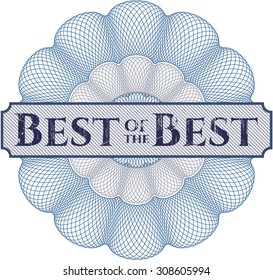Best of the Best abstract rosette