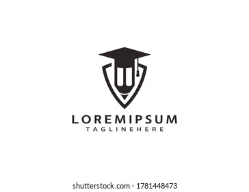 El mejor logro para la inspiración de diseño del logo de Universidad / Universidad / Graduado / Campus