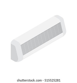 Best air conditioner realistic Isometric Vector Illustration Created For Mobile, Web, Decor, Print Products, Application on white background