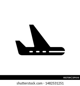 Best airplane icon vector illustration logo template. EPS 10