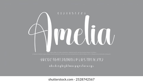 Best Alphabet Ballerina Script Signature Logotype Font lettering handwritten