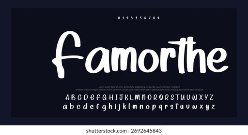 Best Alphabet Barber Amazing Script Signature Logotype Font lettering handwritten