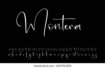 Best Alphabet Beautiful Calligraphy Signature Font lettering handwritten