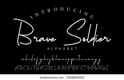Best Alphabet Birdsong Amazing Script Signature Logotype Font lettering handwritten