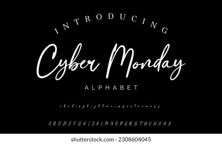 Best Alphabet Birdsong Amazing Script Signature Logotype Font lettering handwritten