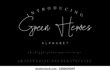 Best Alphabet Birdsong Amazing Script Signature Logotype Font lettering handwritten