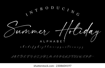 Best Alphabet Birdsong Amazing Script Signature Logotype Font lettering handwritten