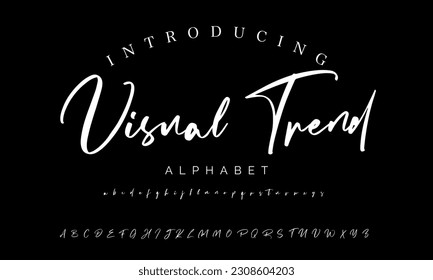 Best Alphabet Birdsong Amazing Script Signature Logotype Font lettering handwritten