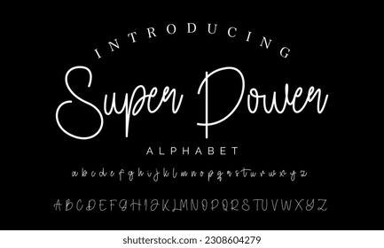 Best Alphabet Birdsong Amazing Script Signature Logotype Font lettering handwritten