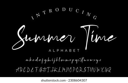 Best Alphabet Birdsong Amazing Script Signature Logotype Font lettering handwritten