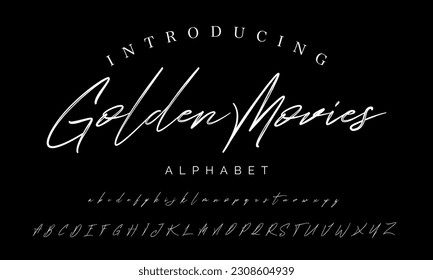 Best Alphabet Birdsong Amazing Script Signature Logotype Font lettering handwritten