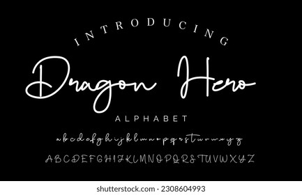Best Alphabet Birdsong Amazing Script Signature Logotype Font lettering handwritten