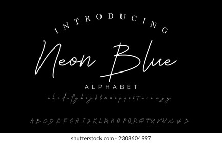 Best Alphabet Birdsong Amazing Script Signature Logotype Font lettering handwritten