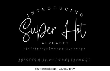 Best Alphabet Birdsong Amazing Script Signature Logotype Font lettering handwritten