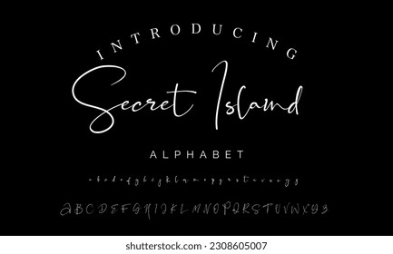 Best Alphabet Birdsong Amazing Script Signature Logotype Font lettering handwritten