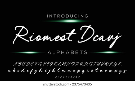 Best Alphabet Birdsong Amazing Script Signature Logotype Font lettering handwritten