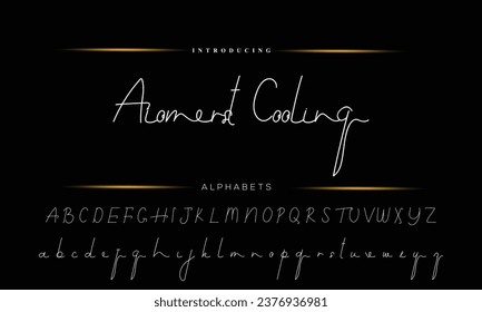 Best Alphabet Birdsong Amazing Script Signature Logotype Font lettering handwritten