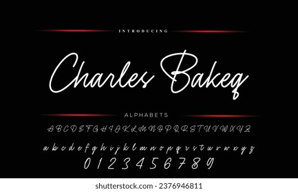 Best Alphabet Birdsong Amazing Script Signature Logotype Font lettering handwritten