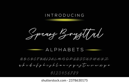 Best Alphabet Birdsong Amazing Script Signature Logotype Font lettering handwritten