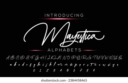 Best Alphabet Birdsong Amazing Script Signature Logotype Font lettering handwritten