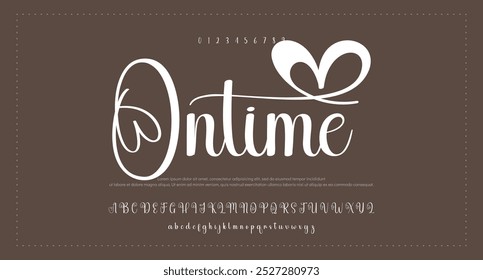 Best Alphabet Birdsong Amazing Script Signature Logotype Font lettering handwritten