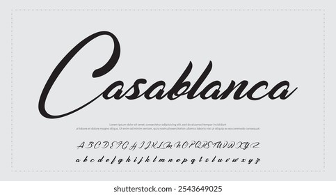 Best Alphabet Birdsong Amazing Script Signature Logotype Font lettering handwritten