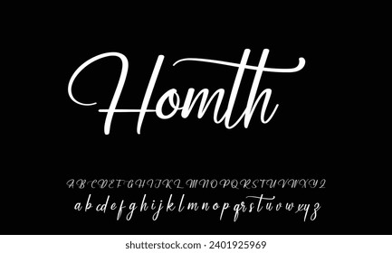 Best Alphabet Boisterous Amazing Script Signature Logotype Font lettering handwritten