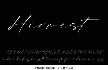 Best Alphabet Boisterous Amazing Script Signature Logotype Font lettering handwritten