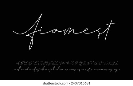 Best Alphabet Boisterous Amazing Script Signature Logotype Font lettering handwritten