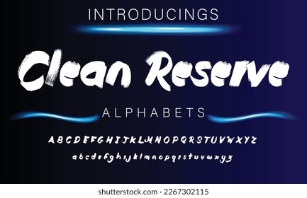 Best Alphabet Painting Paint Brush Beauty Script Logotype Font lettering handwritten