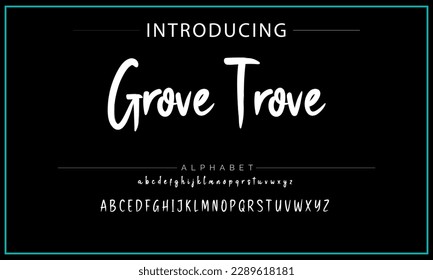 Best Alphabet Painting Paint Brush Beauty Script Logotype Font lettering handwritten