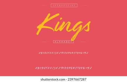 Best Alphabet Painting Paint Brush Beauty Script Logotype Font lettering handwritten
