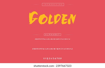 Best Alphabet Painting Paint Brush Beauty Script Logotype Font lettering handwritten