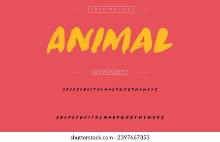 Best Alphabet Painting Paint Brush Beauty Script Logotype Font lettering handwritten