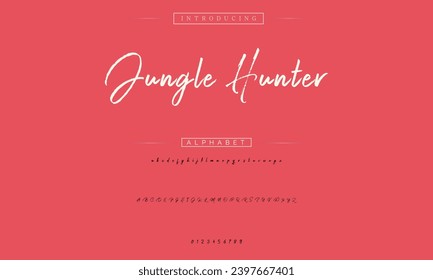 Best Alphabet Painting Paint Brush Beauty Script Logotype Font lettering handwritten