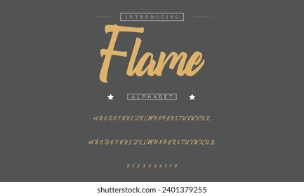 Best Alphabet Painting Paint Brush Beauty Script Logotype Font lettering handwritten