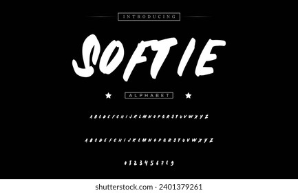 Best Alphabet Painting Paint Brush Beauty Script Logotype Font lettering handwritten